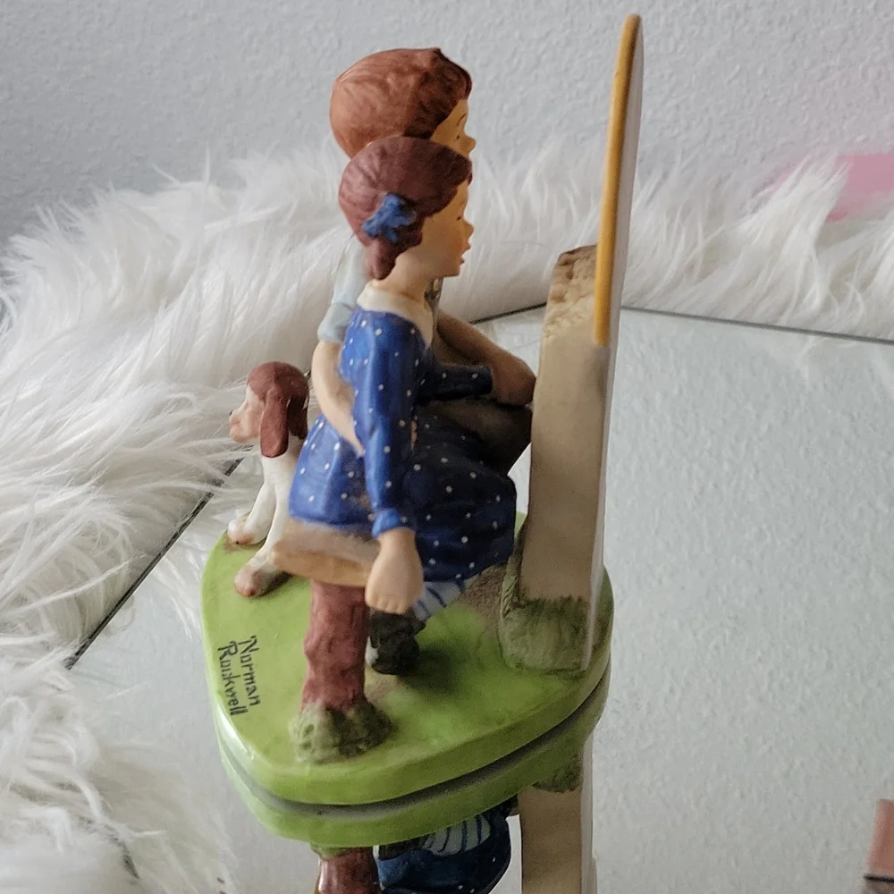 5 Norman Rockwell Porcelain Figurines